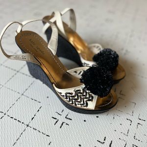 Kate Spade Pom Pom Wedges